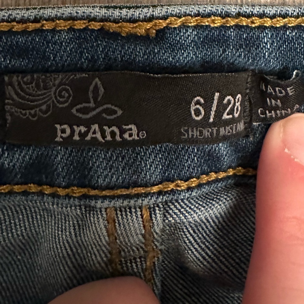 PRANA SKINNY JEANS - Size 6 / 28 - Picture 7 of 8